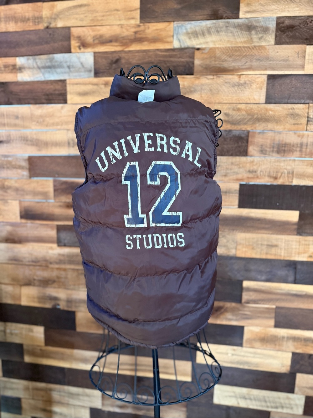 New With Tags Universal Studios Reversible Puffer Vest - Youth Boys X-Large